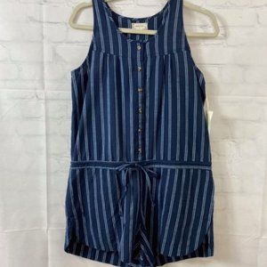 Sandy and Sid Striped Romper